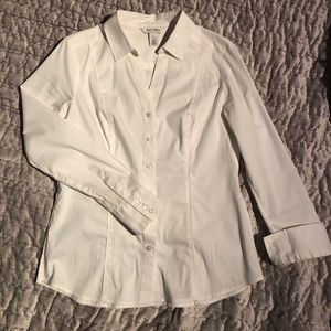 WHBM White Blouse